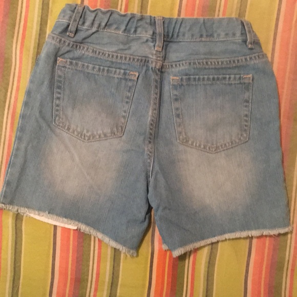 Girls denim Destress shorts - Picture 5 of 5